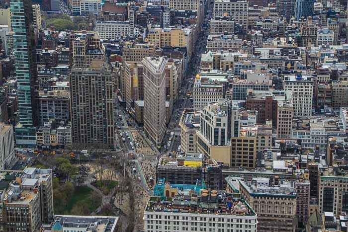 Flatiron Building desde el Empire State