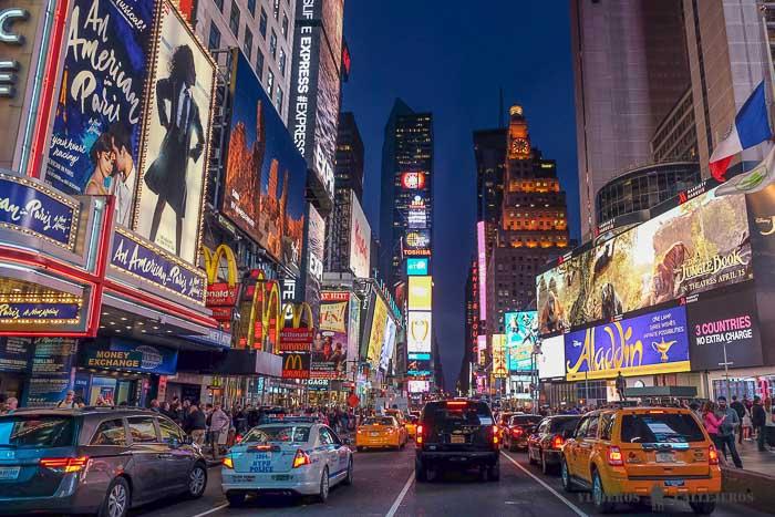 Noche en Times Square